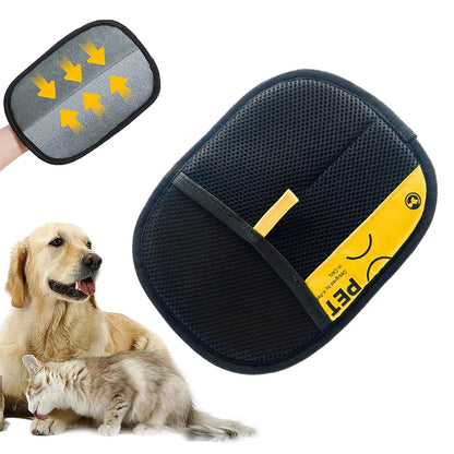 Revolutionary Pet Hair Removal Gloves - Effortlessly Eliminate Dog & Cat Fur with Double-Sided Silicone Design