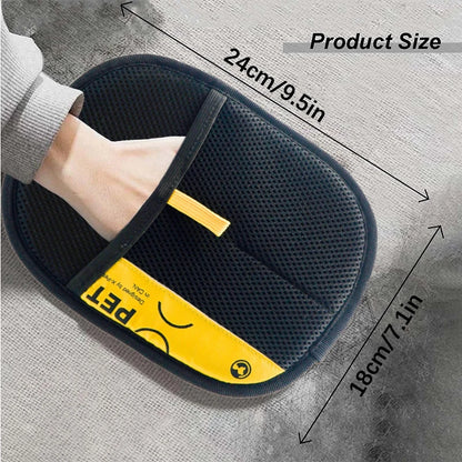 Revolutionary Pet Hair Removal Gloves - Effortlessly Eliminate Dog & Cat Fur with Double-Sided Silicone Design